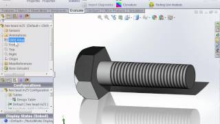 Setting Standard Material to you part from Solidworks Design Table [upl. by Tung]