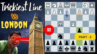 Trickiest Line against London System  2 c3 and e3 [upl. by Treb]