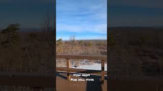 Pine Hill Vista  Pinchot State Forest hiking vista winter [upl. by Khalin506]