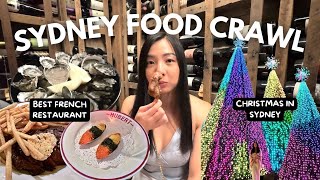 Finding Sydneys best restaurantsbars amp Christmas 2022 ft BEST FRENCH RESTAURANT  SYDNEY VLOG [upl. by Nicolau190]