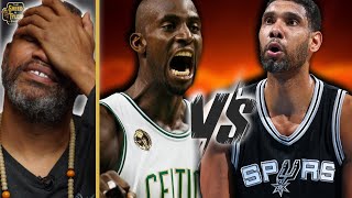 Who Was The BETTER Power Forward Kevin Garnett OR Tim Duncan [upl. by Lashond241]