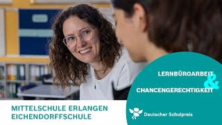 Mittelschule Erlangen Eichendorffschule  Hauptpreisträger des Deutschen Schulpreises 2023 [upl. by Oigimer734]