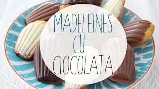 Madeleines cu ciocolată  Madlene pufoase cu ciocolată [upl. by Pros]