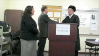 Rabbi Nochum Rosenberg Named the 2008 Award Recipient The Awareness Center Inc [upl. by Ahsinej]