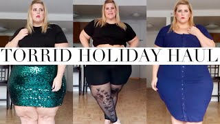 Torrid Winter  Holiday Plus Size Haul [upl. by Alyss889]