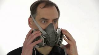 3M™ Half Facepiece Respirator 6000 Series Training Video  Chapter 5 Donning [upl. by Yelsew]