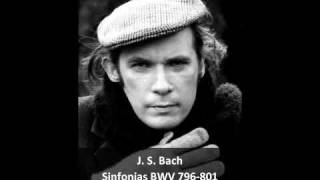 J S Bach  Sinfonias BWV 796801 33  Glenn Gould Piano [upl. by Langdon]