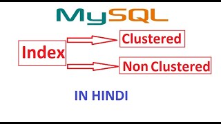 index in mysql  clustered vs non clustered index [upl. by Ahseem]