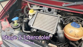 Stage 2 Intercooler cleaning VW T4 25tdi [upl. by Divan]