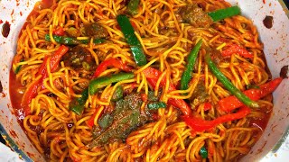 The Best Spaghetti Jollof Recipe  Onyi Sunshine Emy [upl. by Siletotsira26]