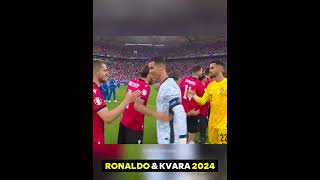 Ronaldo amp Kvaratskhelia ❤️ [upl. by Illehs]