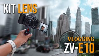 Sony ZVE10  VLOG Test  Great Cam for Vlogging [upl. by Prissy]