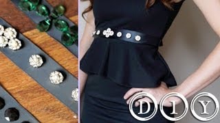 DIY  Dress Up Your Little Black Dress NO SEW [upl. by Leilah]