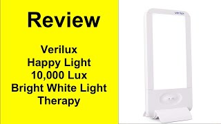 Review Verilux Happy Light [upl. by Airahs656]