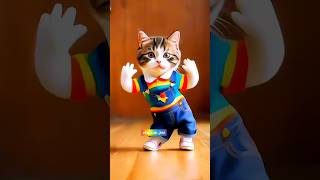 Crazy dancing cat 😹🌈  trendingshorts catdance shortfeed funnycatvideos [upl. by January]