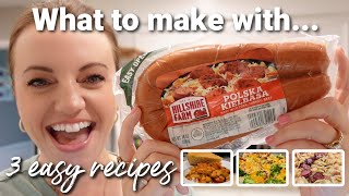 What to make withKIELBASA sausage  3 easy recipes using Kielbasa [upl. by Inge253]