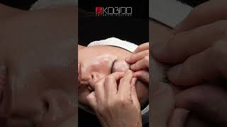 Kobido Advanced Technique Massage over the Eyebrow [upl. by Naujtna]