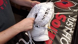 Goalie Glove Pocket Lacing  Catcher Trapper Tutorial  Got Hockey Tips [upl. by Ahsyia]