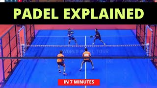 Padel EXPLAINED for beginners in 7 minutes  All Rules [upl. by Grenier448]