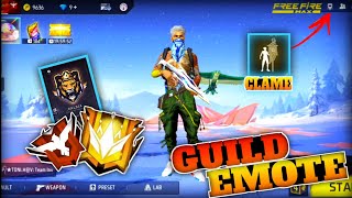 Free Fire Guild Emote Clame VideoHow To Claim Guild Emote In Free FireFree Fire Guild Emote [upl. by Omor]