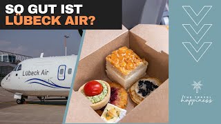 Wie gut ist Lübeck Air Tripreport ATR 72 von Lübeck nach München [upl. by Arutnev]