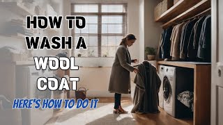 Never Fear Washing Again How to Wash a Wool Coat with Confidence [upl. by Herzel]