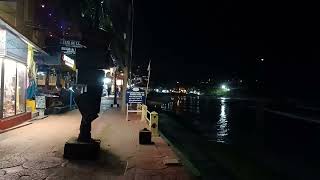 kovalam beach night video [upl. by Gnolb]