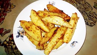 Oven roasted potato wedges [upl. by Arihk]