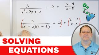 08  Learn to Solve Fractional Equations in Algebra Part 1 [upl. by Etem]