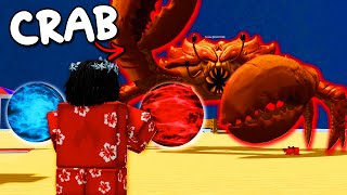 EVERY ULTIMATE VS CRAB BOSS in Roblox The Strongest Battlegrounds [upl. by Gothurd258]