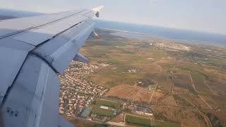 Atterrissage avion air France à laéroport de perpignan été 2020 Amazing landing [upl. by Linn676]