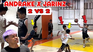 NAPALABAN NG 2v2 SI ANDRAKE AT JARINZ SA BASKETBALL [upl. by Kumler]