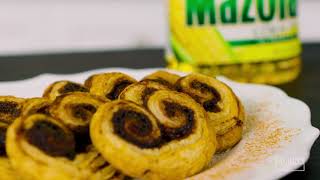 Easy Baking Chocolate Cinnamon Palmiers Recipe [upl. by Gusba]