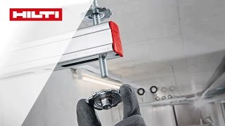 DEMO des Hilti MQ Schienensystems für Projekte  Trapez [upl. by Ijat]