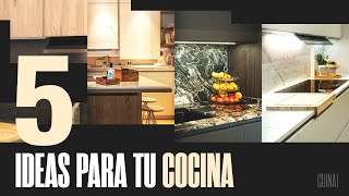 5 ideas de diseño para tu cocina moderna [upl. by Vinna]