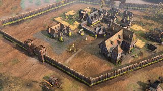 Age of Empires 4  3v3 HOLDING THE LINE  Multiplayer Gameplay [upl. by Ku]