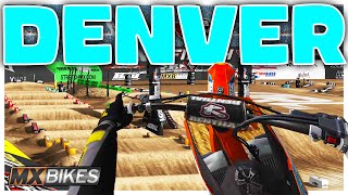 Carnage At Denver SX In MX Bikes [upl. by Tremayne]