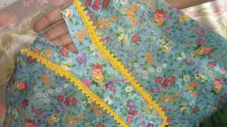 Very Easy Neck Design cutting and stitchingBeautiful Neck DesignGale ka design [upl. by Zipporah]