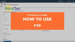 Tutoriais cPanel  Contas FTP [upl. by Cyndi]