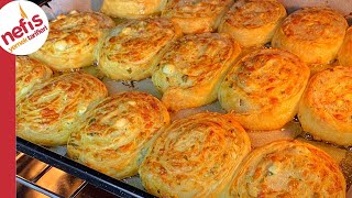 İŞTE YILIN BÖREĞİ ✅ Puf Puf Kabaran Sodalı Dilim Börek [upl. by Annalee]