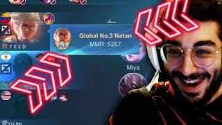 I Met The Top Global Natan  Mobile Legends [upl. by Carder404]