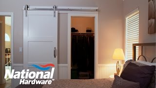 Easy DIY Project  Interior Sliding Door Kit Installation  National Hardware [upl. by Clea]