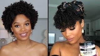 How to Moisturize and Define Frizzy Curls using Aunt Jackies Curl Lala  CurlFriendsTV [upl. by Atiek]