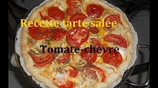 Cuisiner une tarte tomate chevre [upl. by Iarahs]