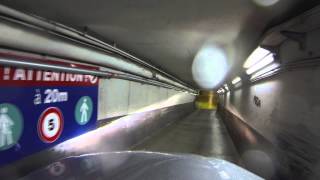 Going into a tight underground parking garage in Paris [upl. by Yeta]