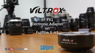 Viltrox EFFX1 Electronic Adapter Testing on XH1 for Canon EFEFS Lens to Fujifilm X mount Camera [upl. by Nailuj]