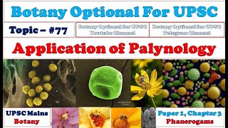 Palynology Palynology in Botany Palynology in Relation to Taxonomy Paleontology Lecture [upl. by Ahsienek381]