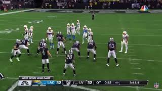 Brandon Staley Dumb Timeout vs Raiders Raiders vs Chargers NFL 2022 [upl. by Arria]