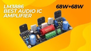 Lm3886TF Amplifier Board  Review amp Sound Testing [upl. by Rafferty88]