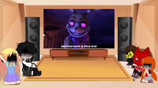 Past Aftons react to Encryption ▶ FNAF GLITCHTRAP SONG [upl. by Mariejeanne422]